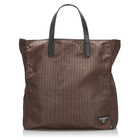 prada tessuto stampato shopping tote|Prada nylon tote bag price.